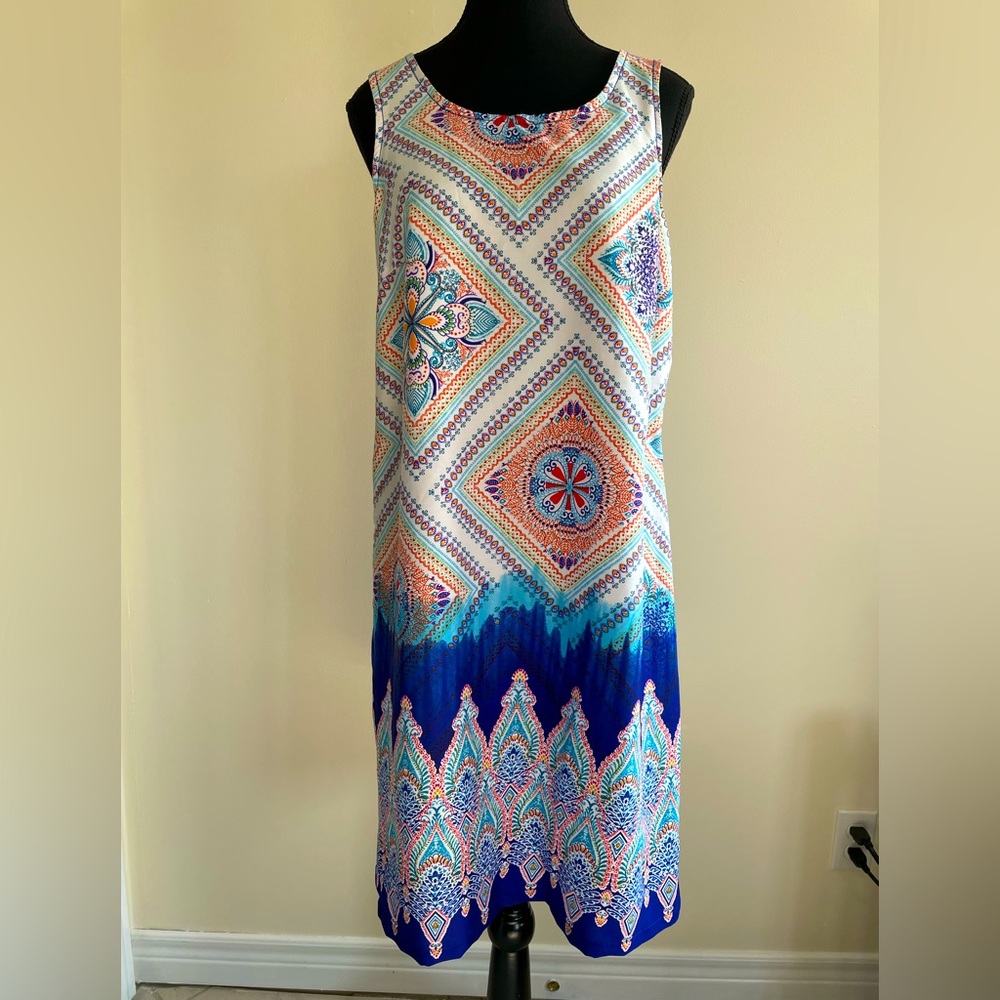 Jessica lightweight paisley dress size 10